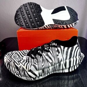 Craft CTM Ultra Carbon Men’s Marathon Running Plated Shoes Black White - 9.5